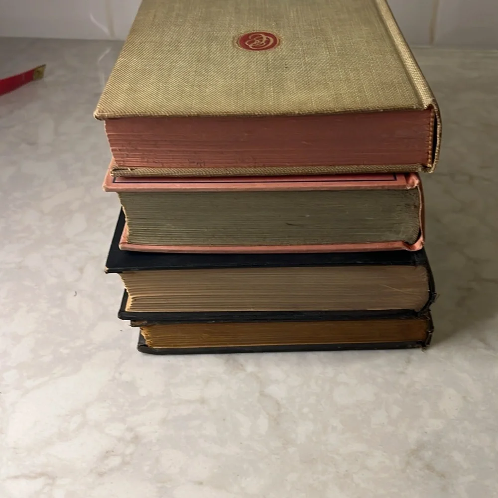 Antique Vintage Book Stack Decor - Picture 5 of 7
